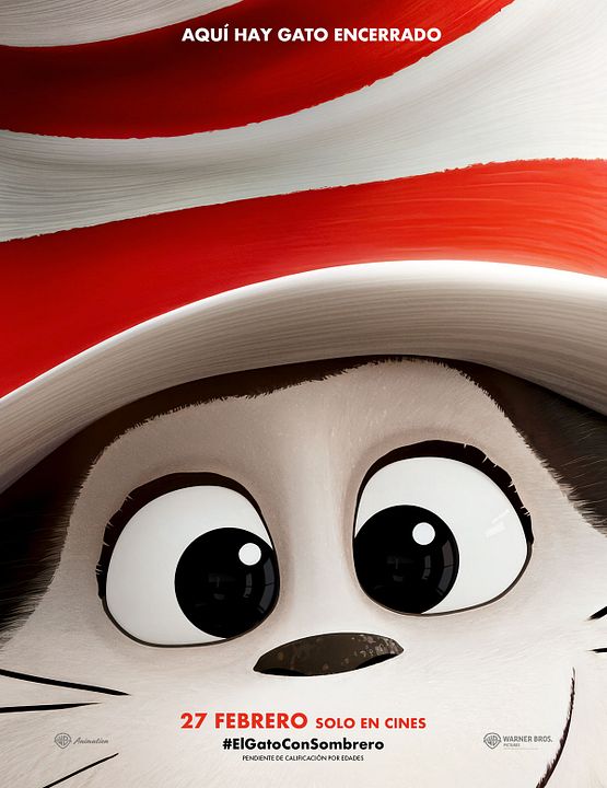 El gato con sombrero : Cartel