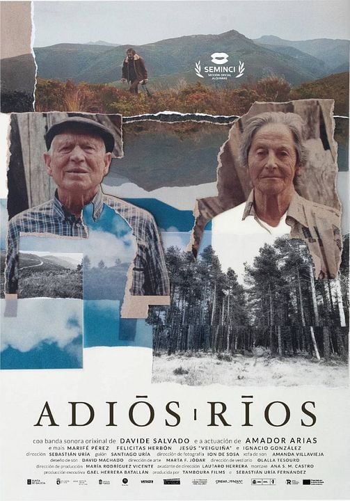Adiós, ríos : Cartel