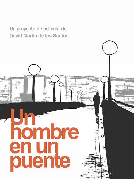 Un hombre en un puente : Cartel