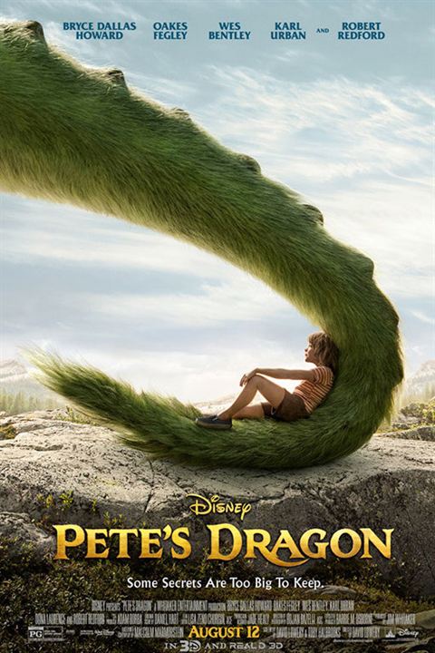 Peter y el dragón : Cartel