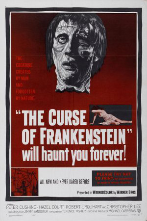 La maldición de Frankenstein : Cartel