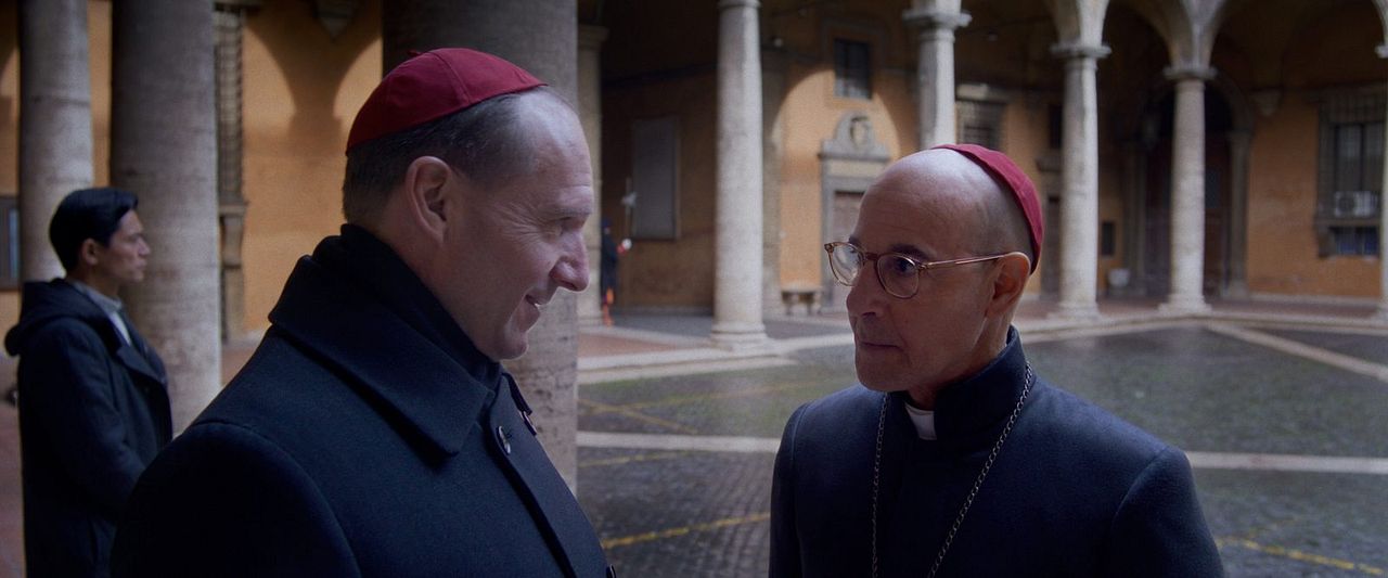 Conclave : Foto Stanley Tucci, Ralph Fiennes