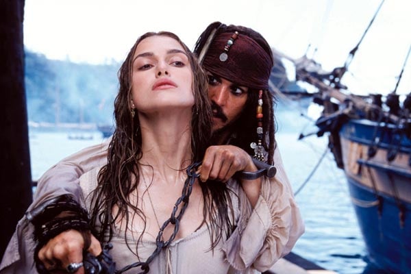 Piratas del Caribe: La maldición de la Perla Negra : Foto Johnny Depp, Keira Knightley