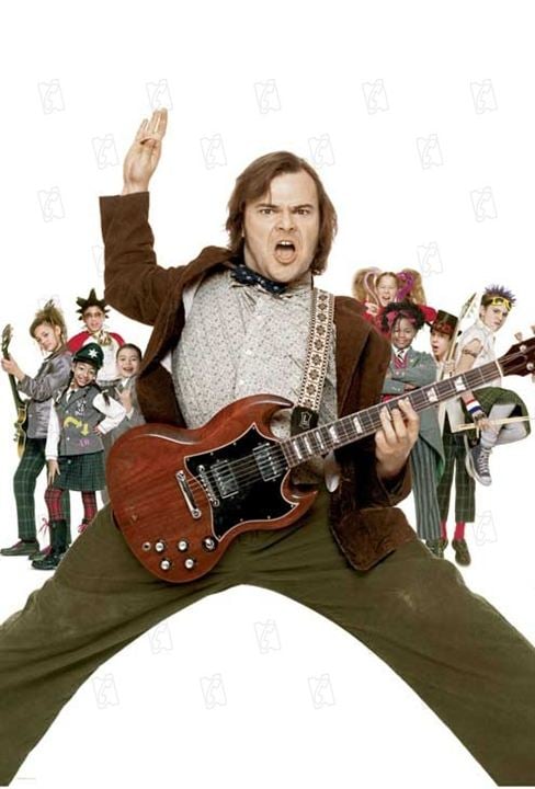 Escuela de rock : Foto Richard Linklater, Jack Black