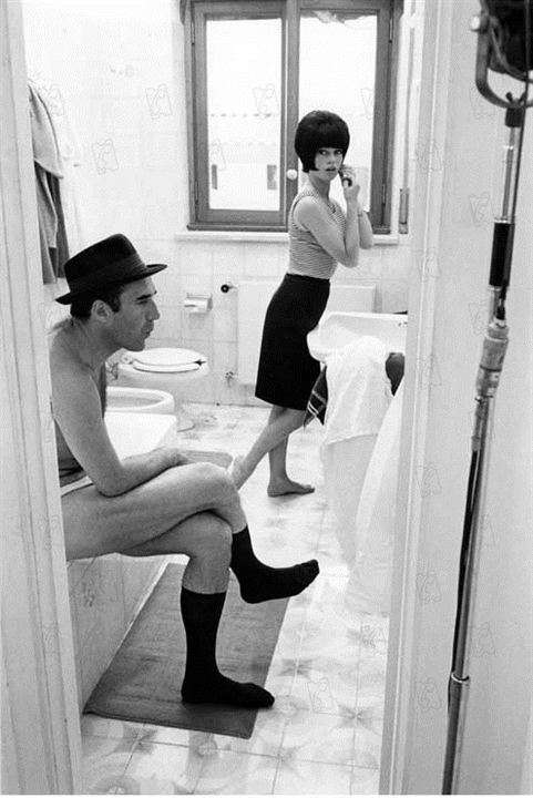 El desprecio : Foto Jean-Luc Godard, Michel Piccoli, Brigitte Bardot