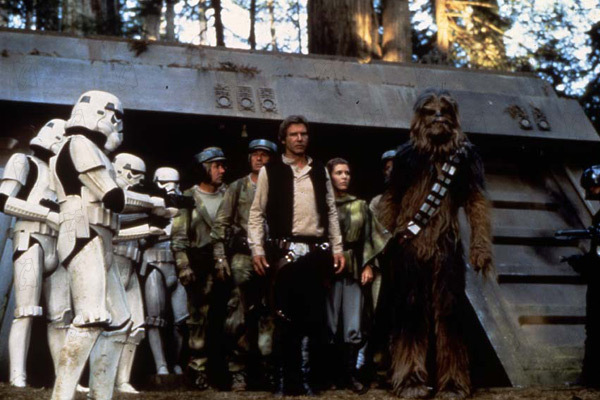 Star Wars: Episodio VI - El retorno del Jedi : Foto Harrison Ford, Carrie Fisher, Richard Marquand, Peter Mayhew