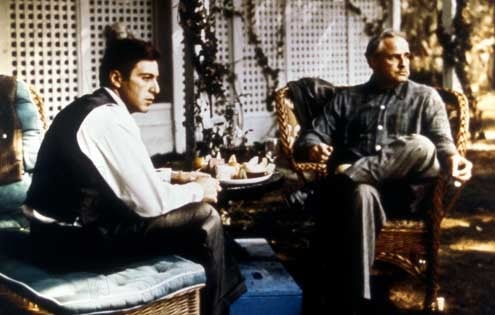 El padrino : Foto Al Pacino, Francis Ford Coppola, Marlon Brando