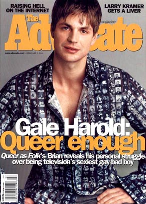 Couverture magazine Gale Harold