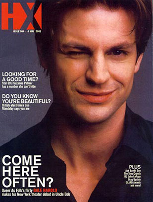 Couverture magazine Gale Harold