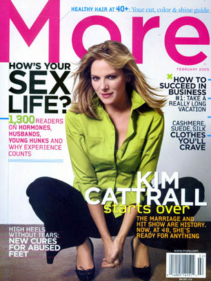 Couverture magazine Kim Cattrall