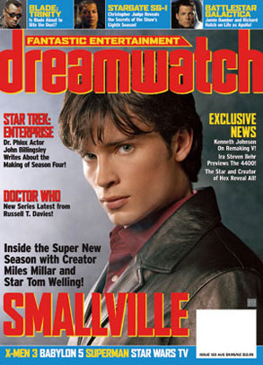 Couverture magazine Tom Welling