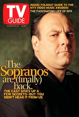 Couverture magazine James Gandolfini