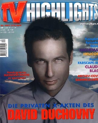 Couverture magazine David Duchovny