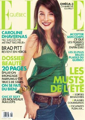 Couverture magazine Caroline Dhavernas