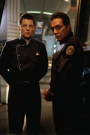 Foto Jamie Bamber, Edward James Olmos