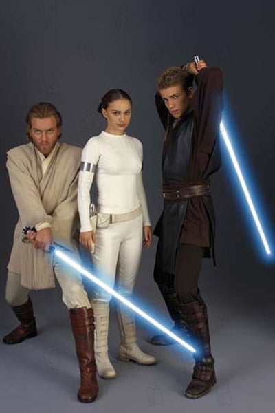 Star Wars: Episodio II - El ataque de los clones : Foto Ewan McGregor, Natalie Portman, Hayden Christensen