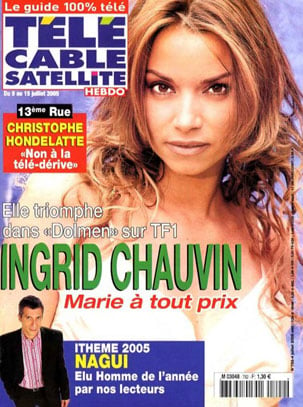 Couverture magazine Ingrid Chauvin