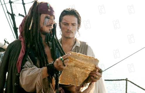 Piratas del Caribe: El cofre del hombre muerto : Foto Gore Verbinski, Johnny Depp, Orlando Bloom