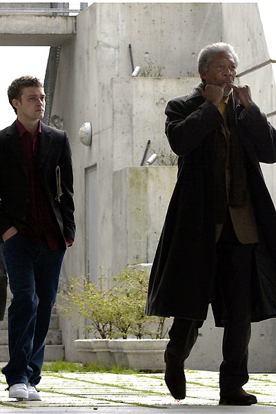 Ciudad sin ley : Foto David Burke (II), Morgan Freeman, Justin Timberlake