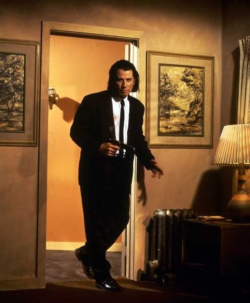 Pulp Fiction : Foto John Travolta, Quentin Tarantino