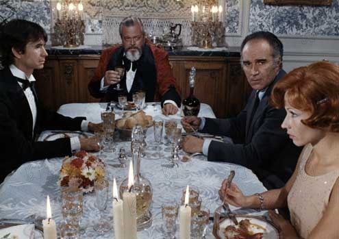 La década prodigiosa : Foto Anthony Perkins, Michel Piccoli, Marlène Jobert, Claude Chabrol, Orson Welles