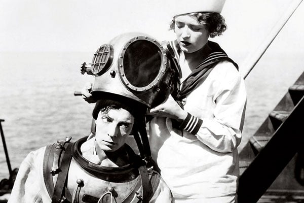 El navegante : Foto Donald Crisp, Buster Keaton, Kathryn McGuire