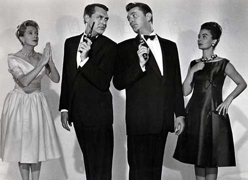 Página en blanco : Foto Cary Grant, Deborah Kerr, Stanley Donen, Jean Simmons, Robert Mitchum