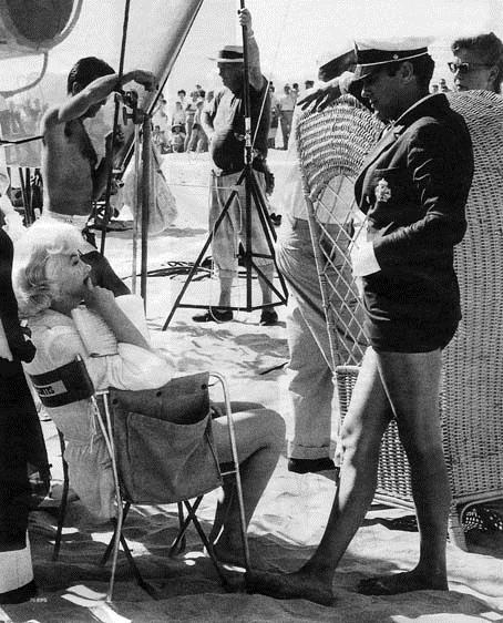 Con faldas y a lo loco : Foto Billy Wilder, Marilyn Monroe, Tony Curtis