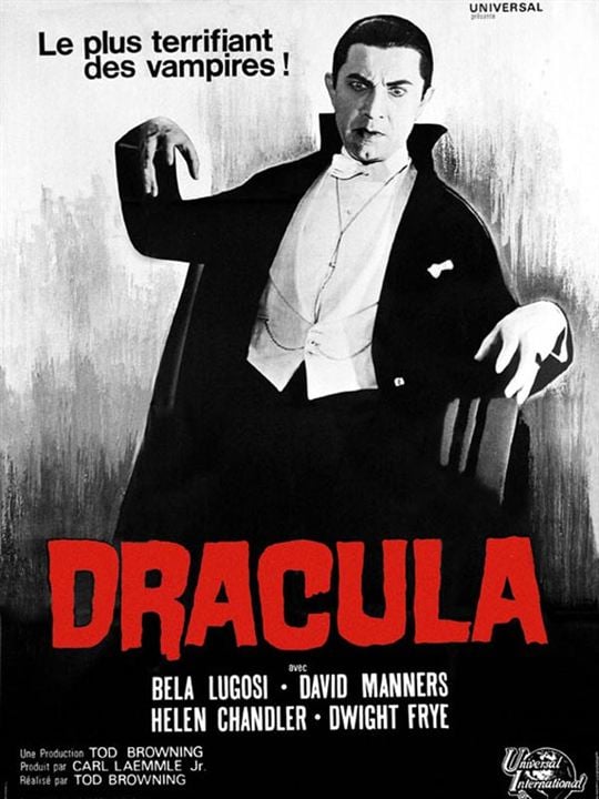 Drácula : Cartel Tod Browning, Bela Lugosi