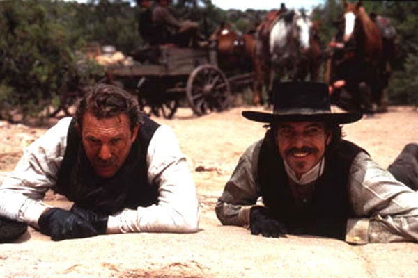 Wyatt Earp : Foto Lawrence Kasdan, Kevin Costner, Dennis Quaid