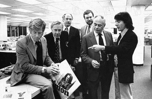Todos los hombres del presidente : Foto Alan J. Pakula, Dustin Hoffman