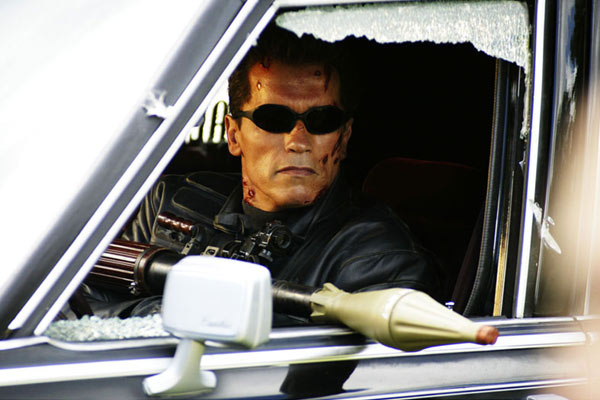 Terminator 3: La rebelión de las máquinas : Foto Jonathan Mostow, Arnold Schwarzenegger