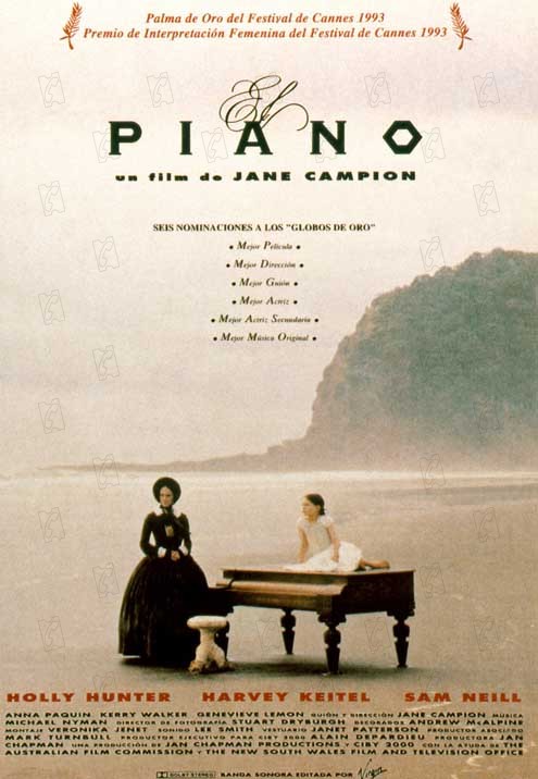 El Piano : Foto Jane Campion