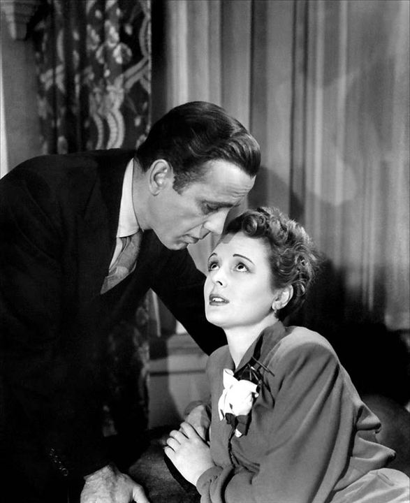 El halcón maltés : Foto Mary Astor, John Huston, Humphrey Bogart