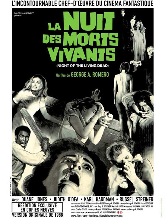 La noche de los muertos vivientes : Cartel George A. Romero