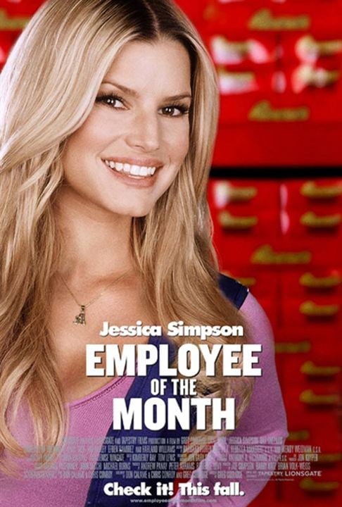 Empleado del mes : Cartel Greg Coolidge, Jessica Simpson