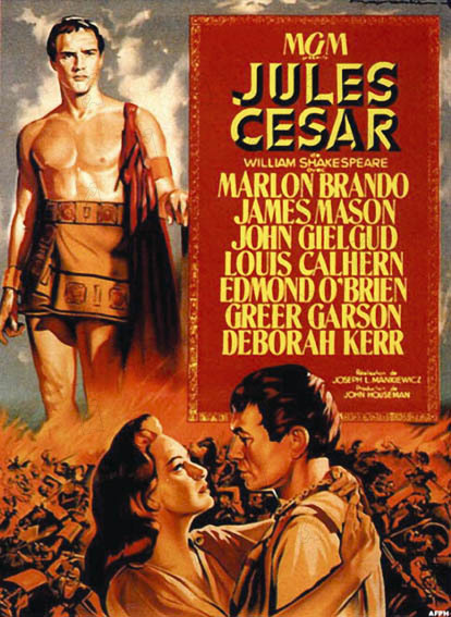 Julio César : Cartel James Mason, Joseph L. Mankiewicz, Louis Calhern