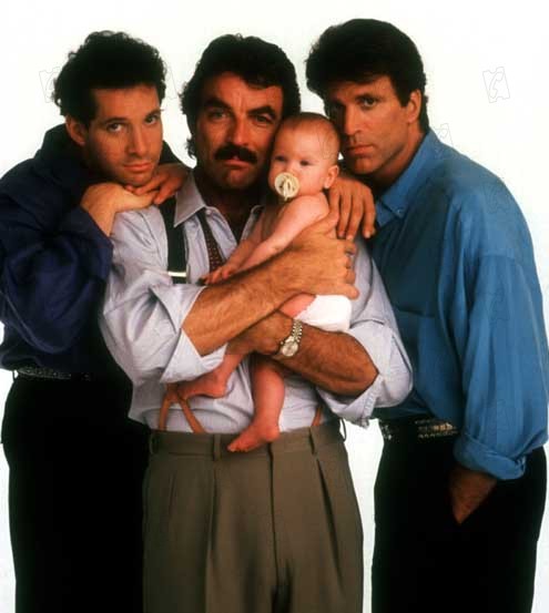 Tres hombres y un bebé : Foto Tom Selleck, Leonard Nimoy