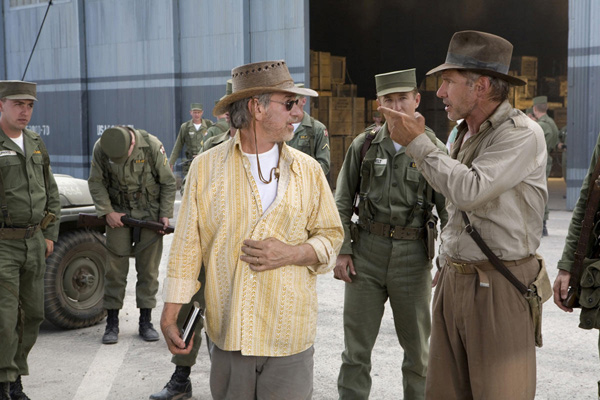Indiana Jones y el Reino de la Calavera de Cristal : Foto Harrison Ford, Steven Spielberg