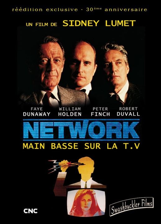 Network, un mundo implacable : Cartel Peter Finch, Faye Dunaway