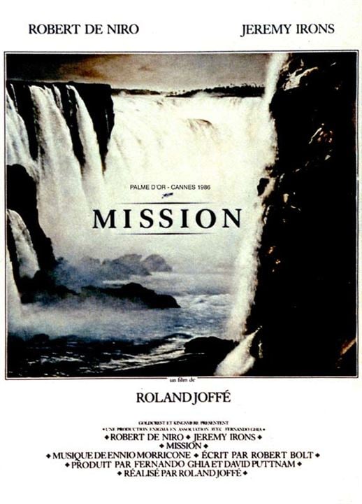 La misión : Cartel Roland Joffé