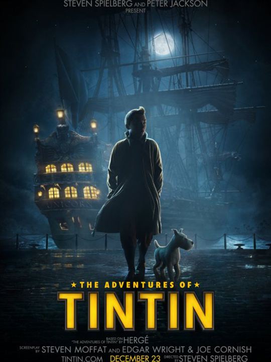 Las aventuras de Tintín: El secreto del unicornio : Cartel