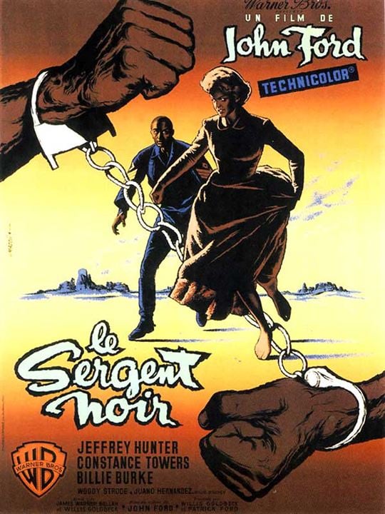 El sargento negro : Cartel Woody Strode, Constance Towers, John Ford