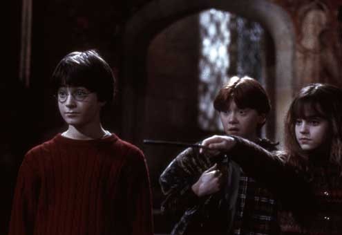 Harry Potter y la Piedra Filosofal : Foto Rupert Grint, Chris Columbus, Daniel Radcliffe, Emma Watson