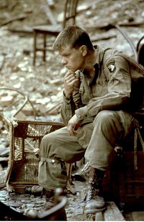 Salvar al soldado Ryan : Foto Matt Damon, Steven Spielberg