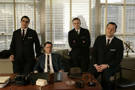 Foto Vincent Kartheiser, Aaron Staton, Michael Gladis, Rich Sommer