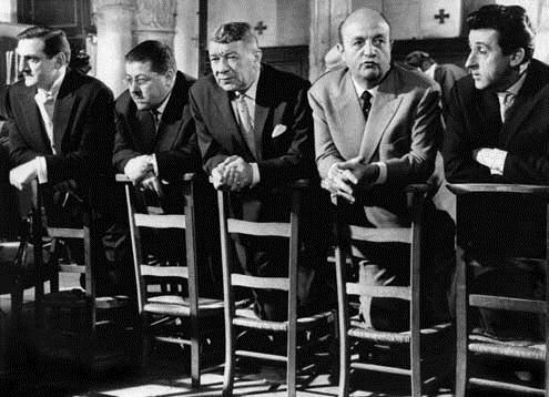 Gángster a la fuerza : Foto Georges Lautner, Robert Dalban, Bernard Blier, Francis Blanche, Lino Ventura, Jean Lefebvre