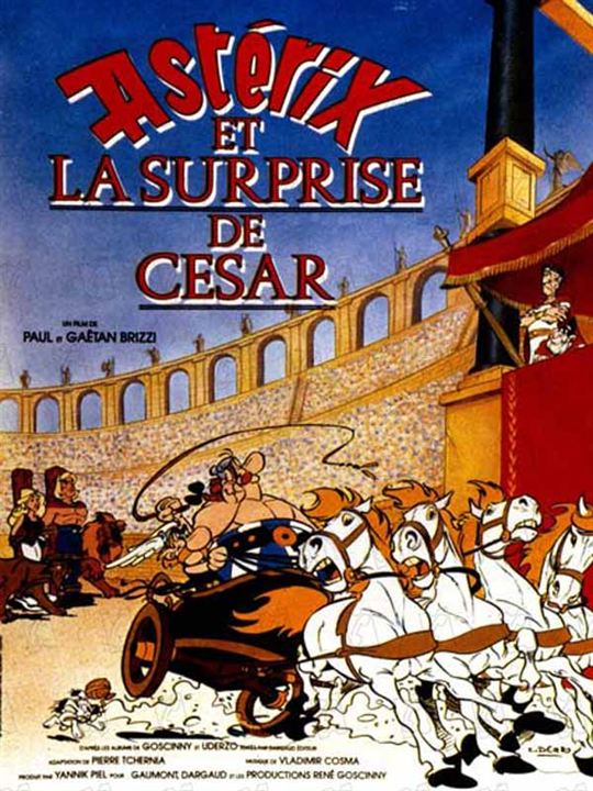 Asterix y la sorpresa del César : Cartel Gaëttan Brizzi, Paul Brizzi