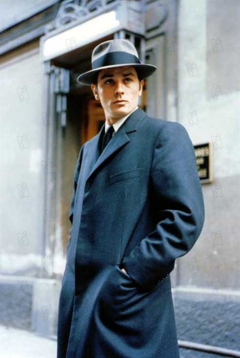 El silencio de un hombre : Foto Jean-Pierre Melville, Alain Delon