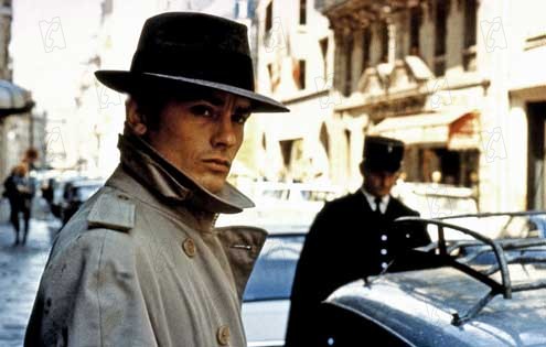 El silencio de un hombre : Foto Jean-Pierre Melville, Alain Delon